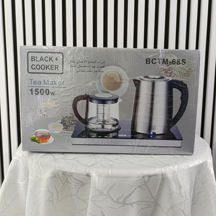 چایساز بلک کوکر مدل BCTM-68S (کتری استیل + قوری