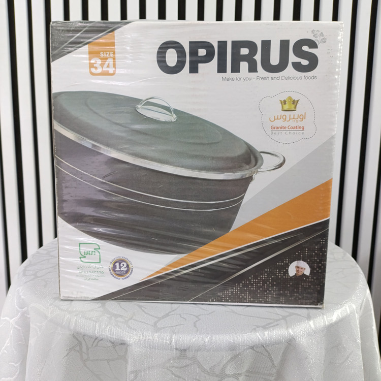 قابلمه گرانیتی Epirus سایز 34 مشکی