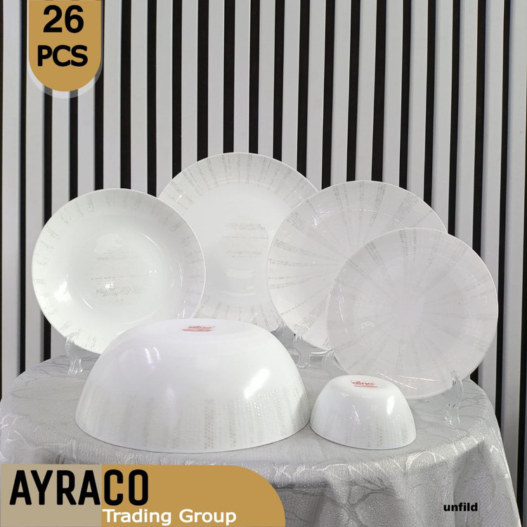 سرویس آکروپال 26 پارچه آنفیلد | سرویس غذاخوری لوکس، مدرن و مقاوم