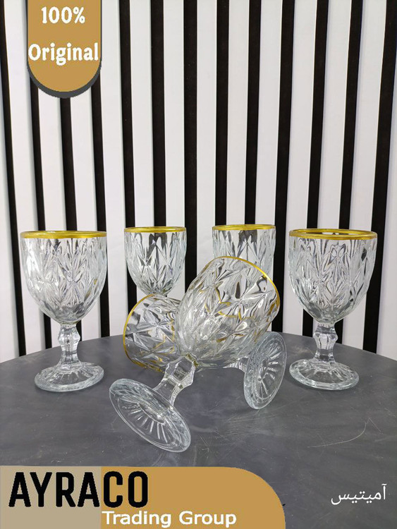 گیلاس خوری آمیتیس کادو کاوه 2 | گیلاس شفاف و شیک مناسب پذیرایی و هدیه