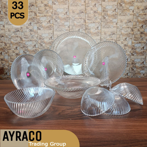 سرویس سلو لب طلا ۳۳ پارچه مدل آلفا