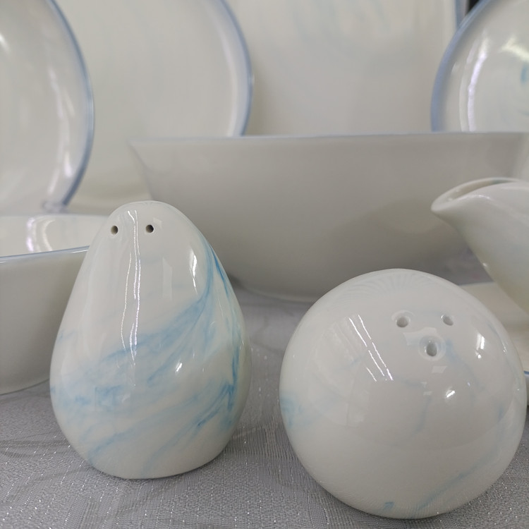 سرویس 31 پارچه استون طرح رنگ آبی