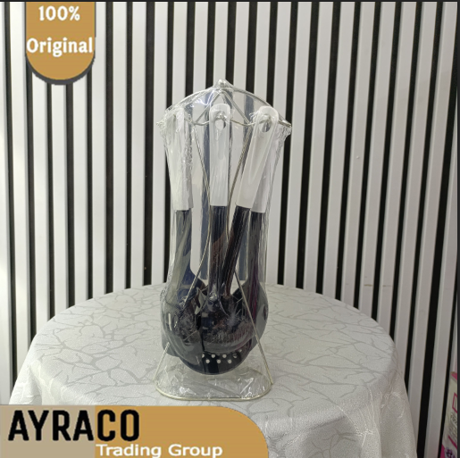 ست کفگیر و ملاقه ایرانی سفید