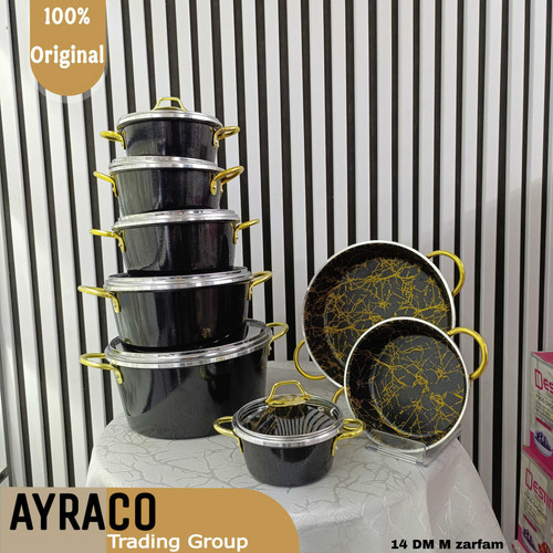 سرویس قابلمه 14 پارچه داخل ماربل زرفام