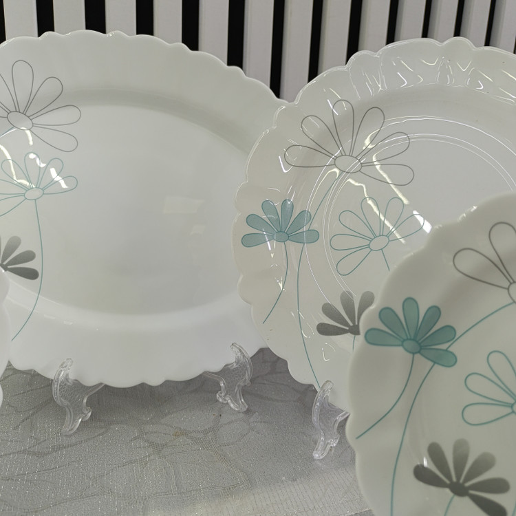 سرویس آرکوپال ۲۵ پارچه مقصود طرح اودیسه فیروزه برند Maqsoud