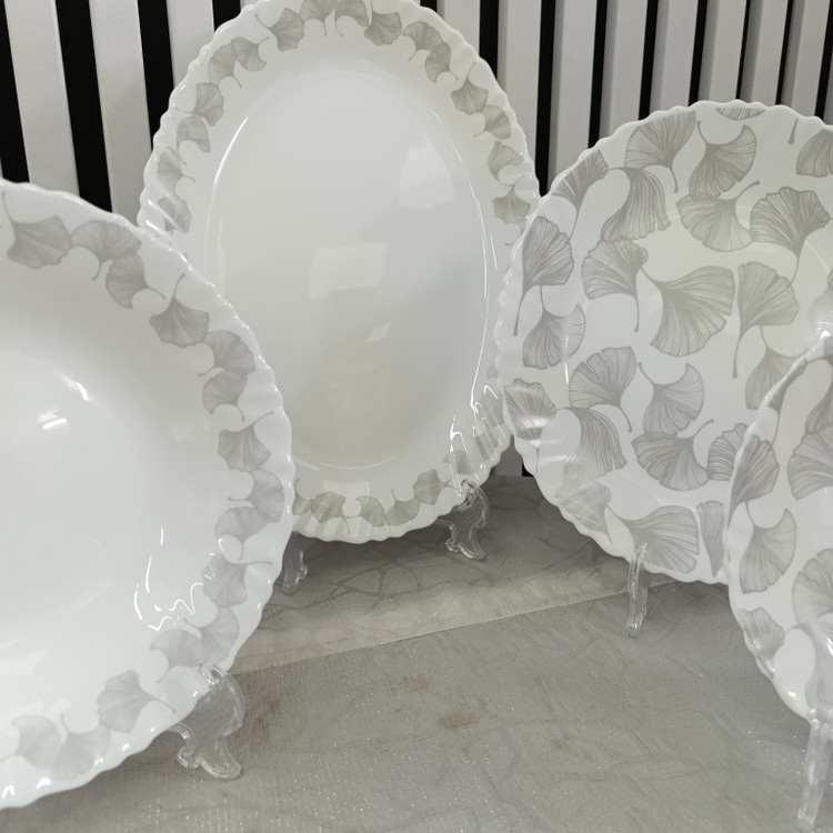 سرویس آرکوپال ۲۵ پارچه مقصود طرح 28010 خاکستری برند دینو