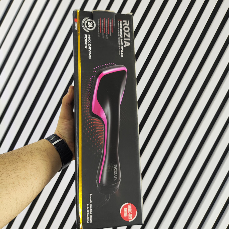 برس برقی و سشوار روزیا مدل 8113 با قابلیت خشککننده ضد گره (Tangle-Free)