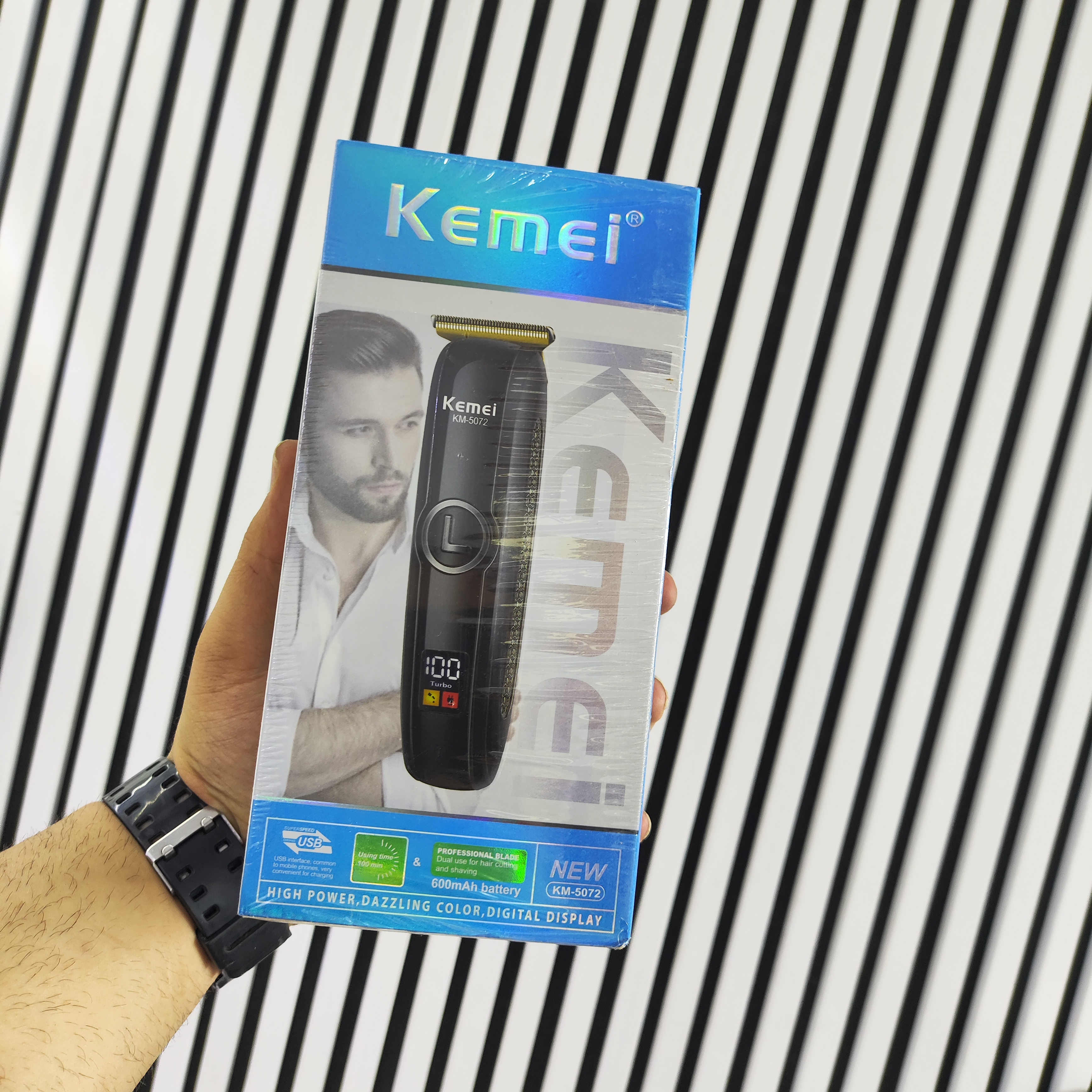 ریش‌تراش و خط‌زن حرفه‌ای کیمی (Kemei) مدل 5072